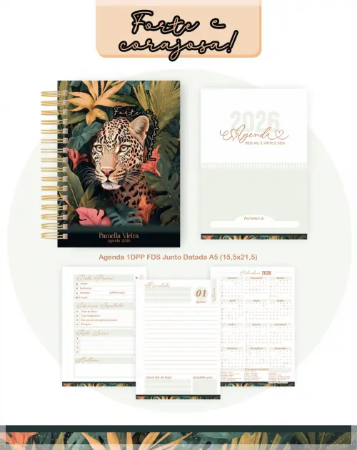 Arquivo Digital Combo Agenda Forte e Corajosa 2026