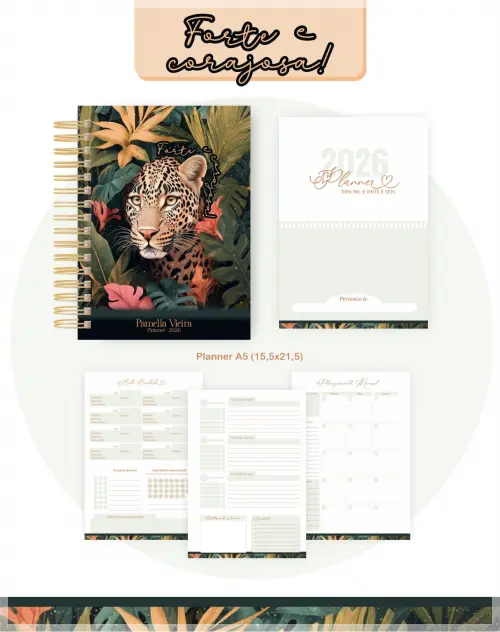 Arquivo Digital Combo Agenda Forte e Corajosa 2026