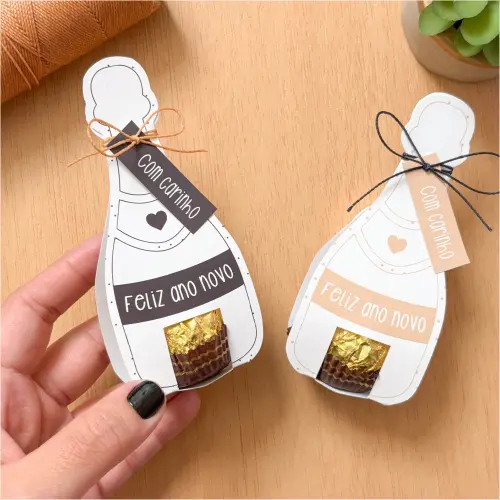 Arquivo Digital Garrafinha Bombom Ano Novo