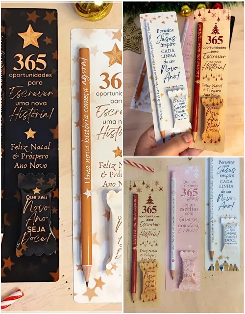 Arquivo Digital Card Lápis e Bala Ano Novo