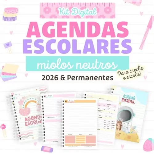 Arquivo Digital Agendas Escolares Neutras 2026