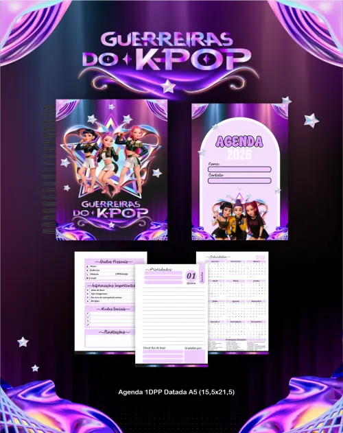 Arquivo Digital Combo BOX GUERREIRAS DO K-POP