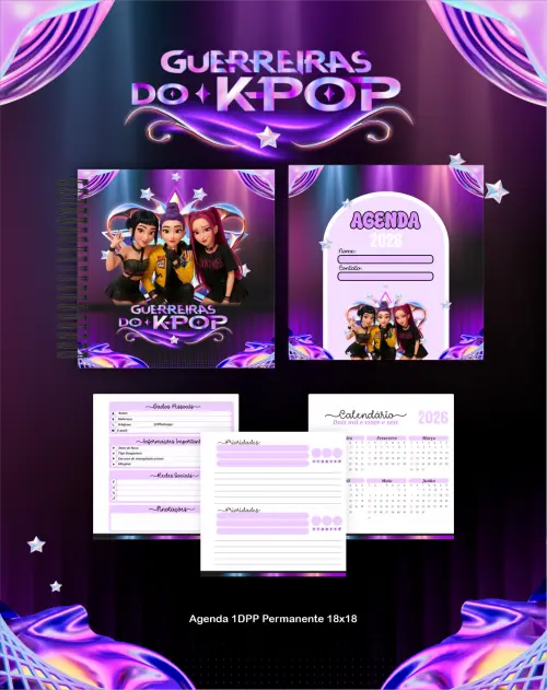 Arquivo Digital Combo BOX GUERREIRAS DO K-POP