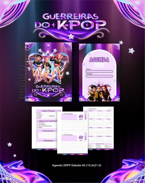 Arquivo Digital Combo BOX GUERREIRAS DO K-POP