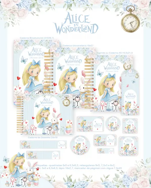 Arquivo Digital Combo Alice Pais Maravilhas