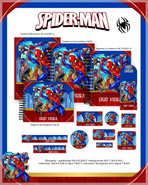 Arquivo Digital Combo Homem Aranha