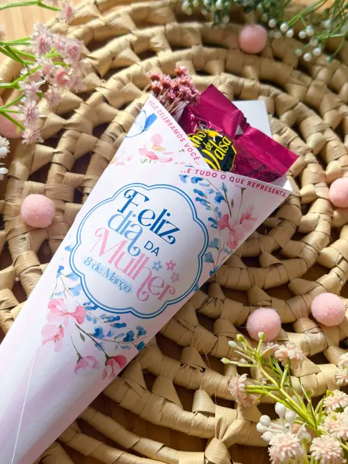 Arquivo Digital Envelope Bombom Dia das Mulheres