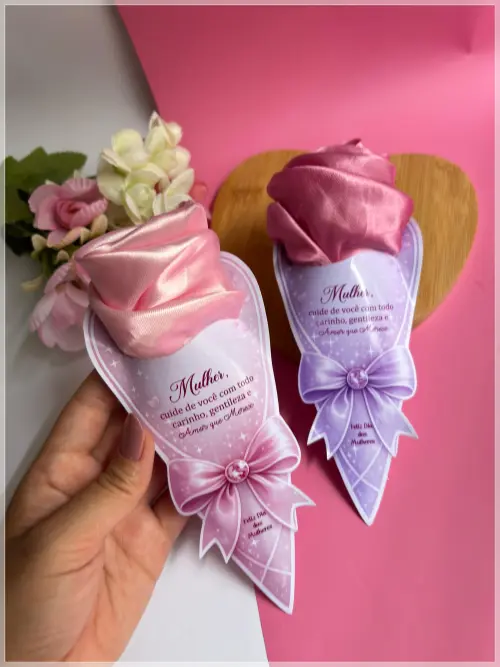 Arquivo Digital Envelope Touca Cetim Dia das Mulheres