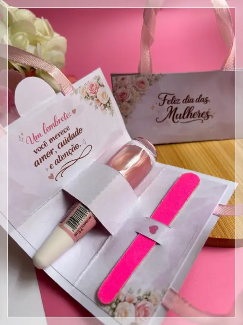 Arquivo Digital Bolsinha Esmalte Dia das Mulheres