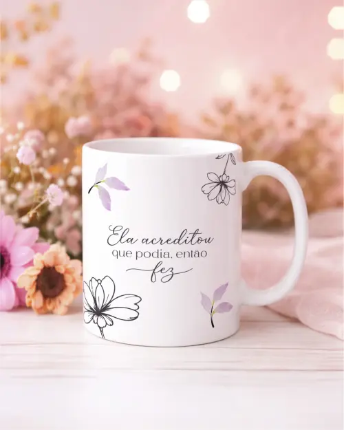 Arquivo Digital Combo Caneca Dia das Mulheres