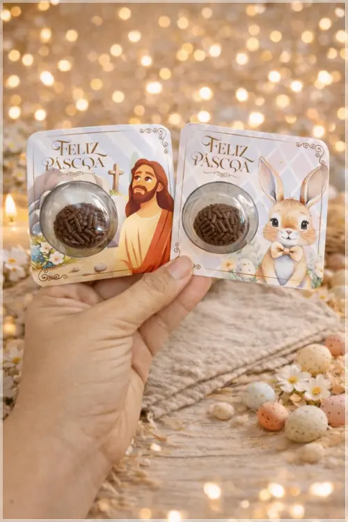 Arquivo Digital Cartão Blister Páscoa