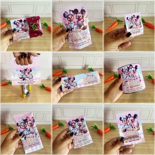 Arquivo Digital Kit Páscoa Mickey e Minnie