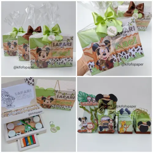 Arquivo Corte Kit Mickey Safari