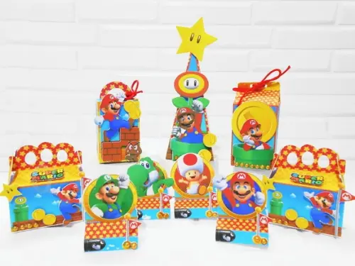 Arquivo Corte Kit Super Mario Bros