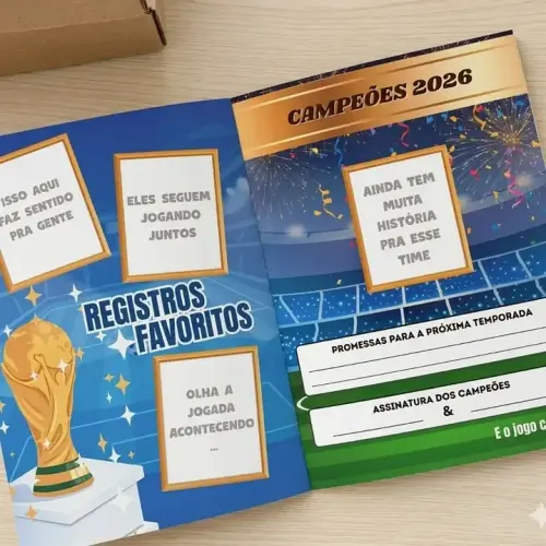 Arquivo Digital Álbum da Copa Dia dos namorados CANVA