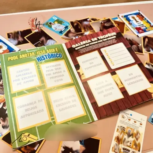 Arquivo Digital Álbum da Copa Dia dos namorados CANVA