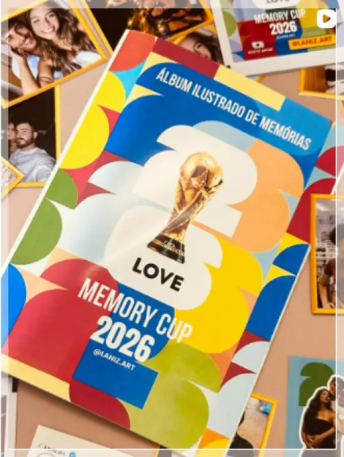 Arquivo Digital Álbum da Copa Dia dos namorados CANVA
