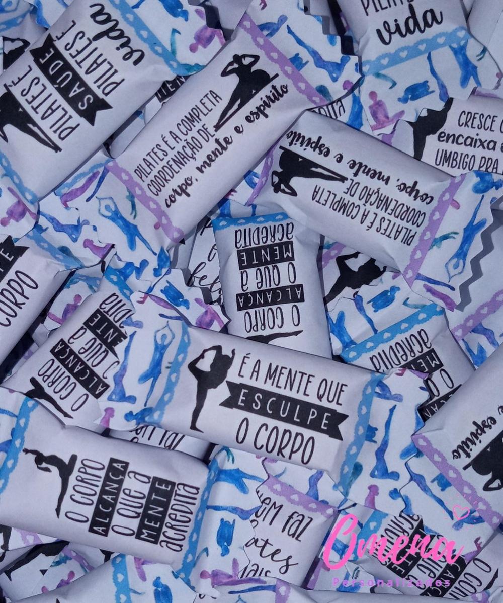 100 Balas Personalizadas Pilates