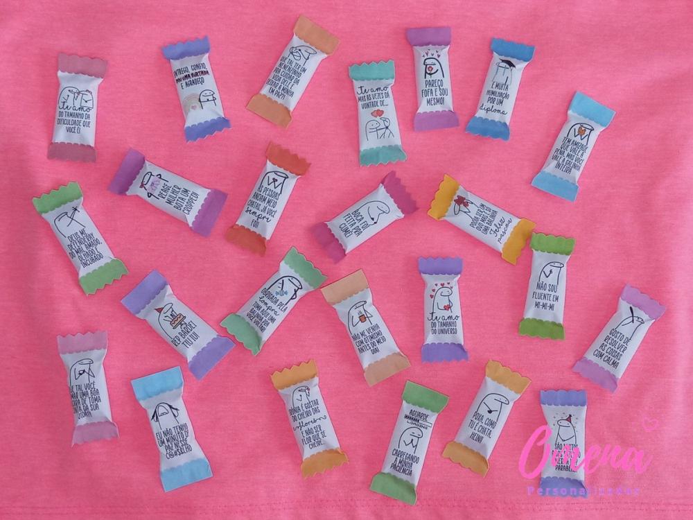 100 Balas Personalizadas Flork Modelo 1