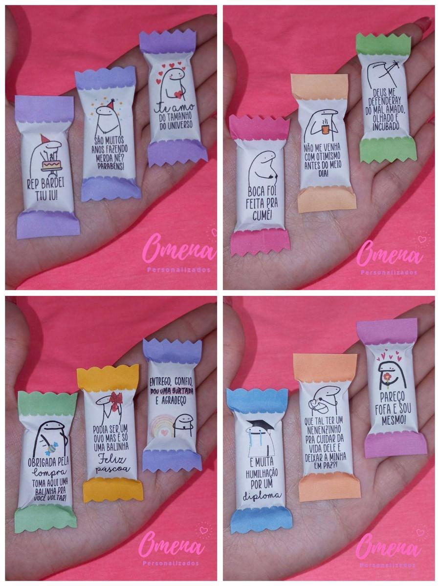 100 Balas Personalizadas Flork Modelo 1