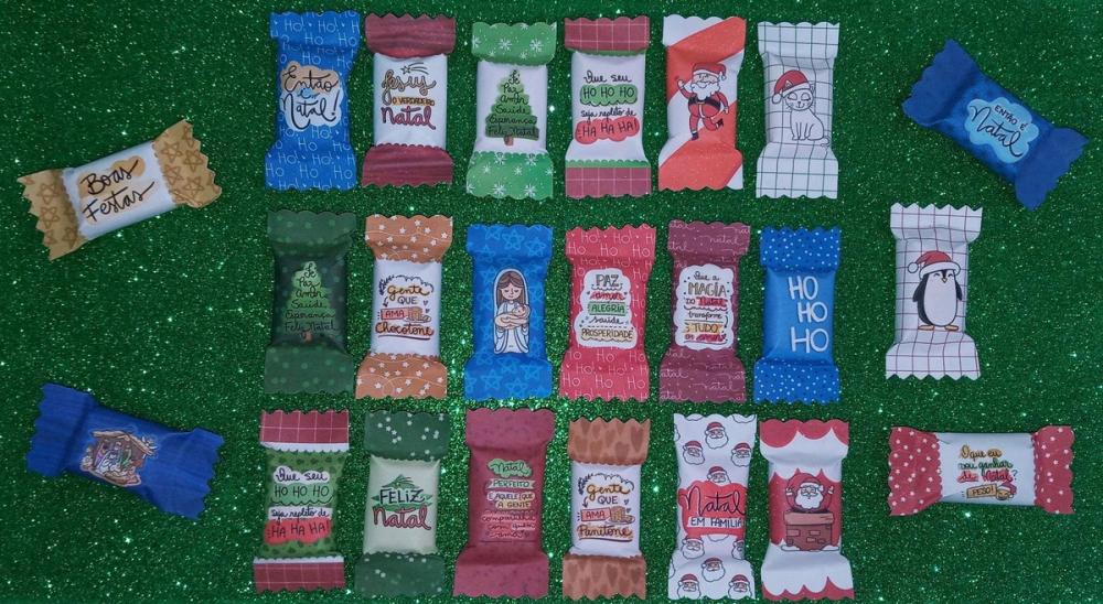100 Balas Personalizadas Natal