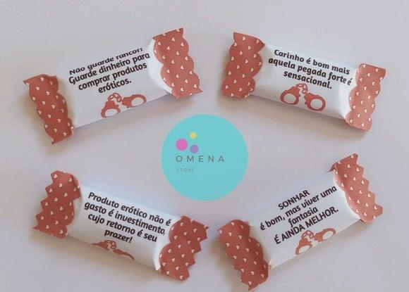 100 Balas Personalizadas Sex Shop