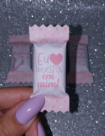 100 Balas Personalizadas Depilação