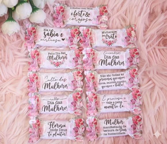 100 Balas Personalizadas Dia da Mulher Cristã