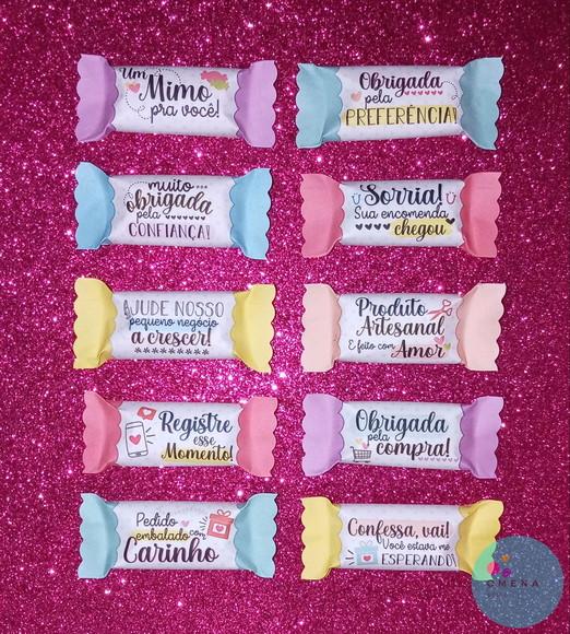 100 Balas Personalizadas de Agradecimento ao Cliente
