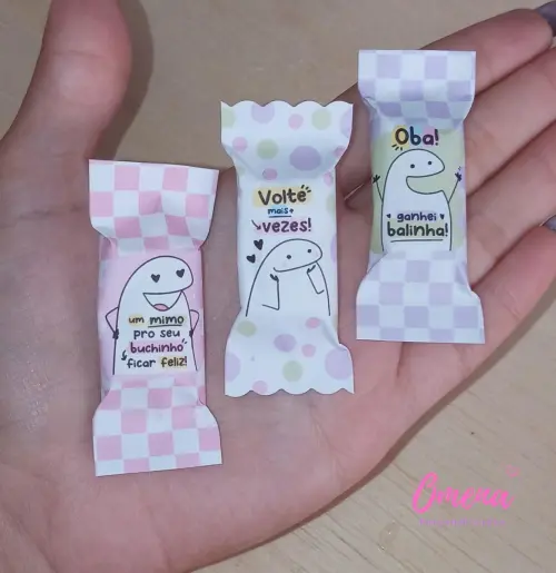 100 Balas Personalizadas Flork Modelo 2