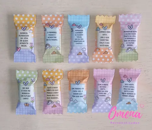 100 Balas Personalizadas Frases Positivas