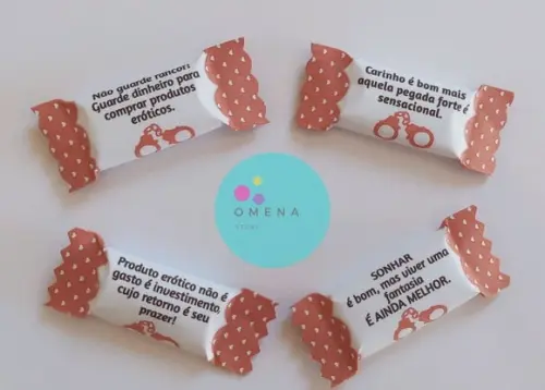 100 Balas Personalizadas Sex Shop