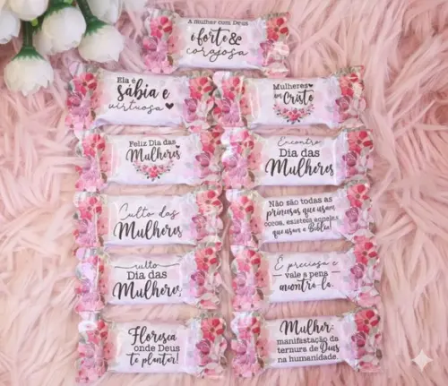 100 Balas Personalizadas Dia da Mulher Cristã