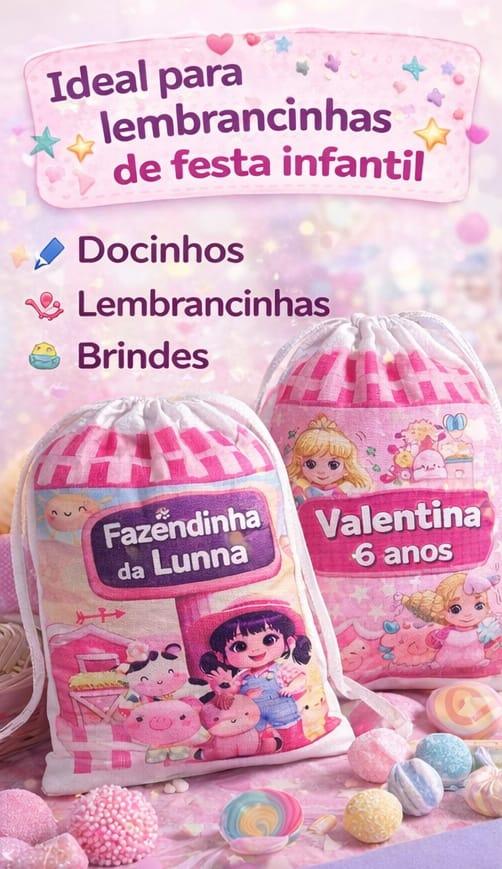 Saquinho Surpresa Personalizado - 10x12 cm