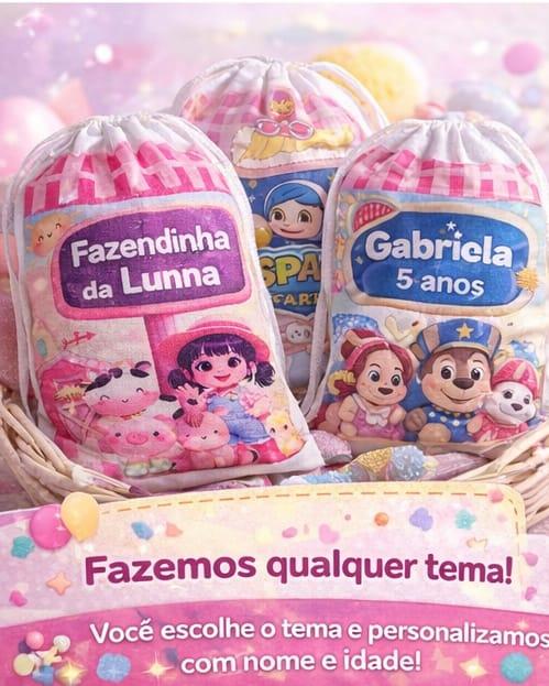 Saquinho Surpresa Personalizado - 10x12 cm