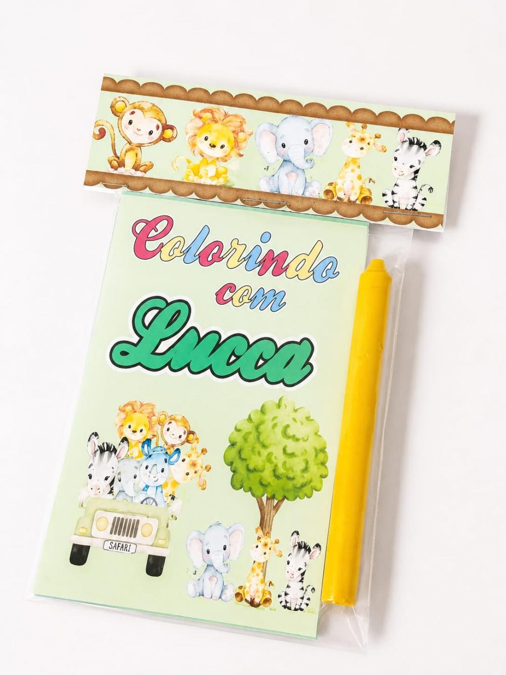 Kit De Colorir Pocket Personalizado