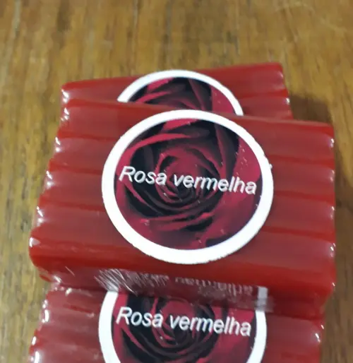 sabonete rosas vermelhas