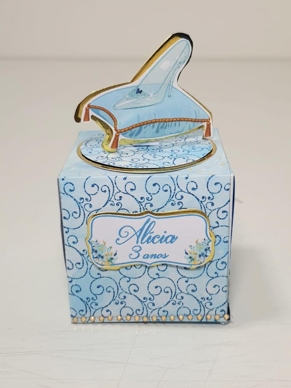 Caixa cubo Cinderela