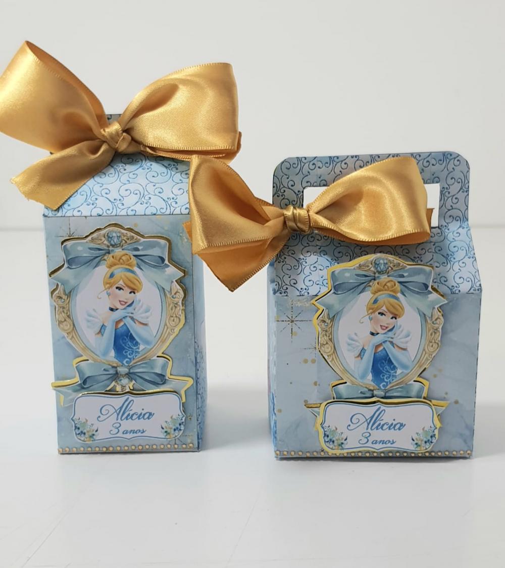 Kit 50 Lembrancinhas para Festa Cinderela