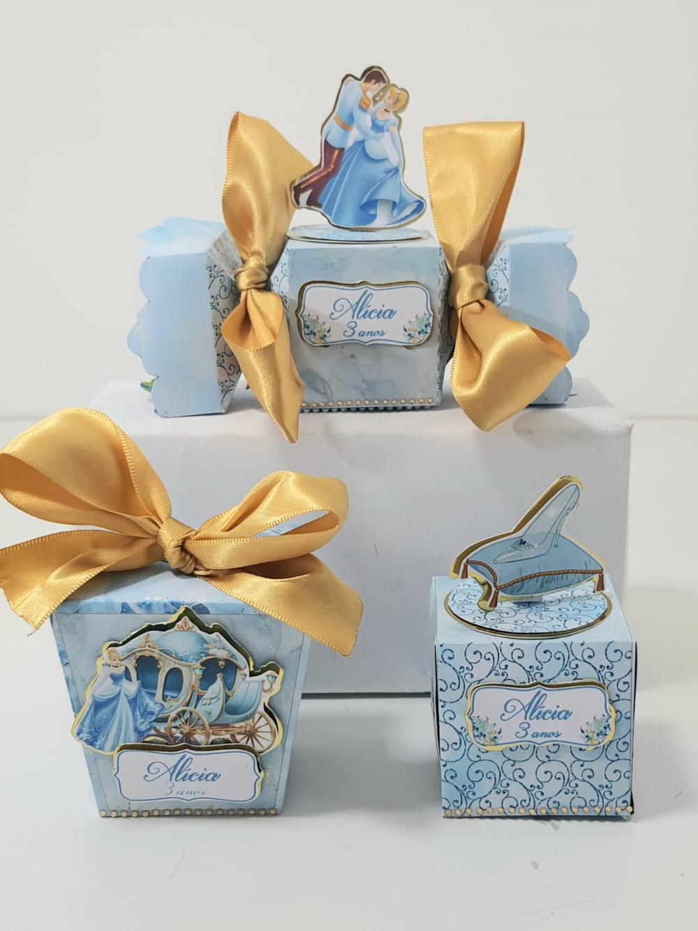 Kit 50 Lembrancinhas para Festa Cinderela