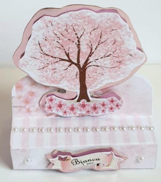 Porta-Bis duplo Flor de Cerejeira