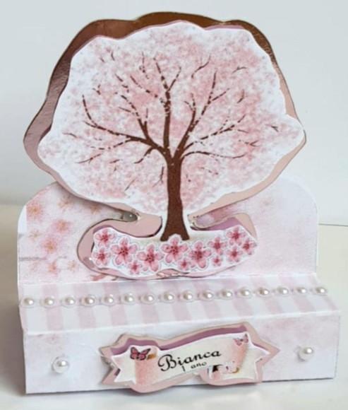 Porta-Bis duplo Flor de Cerejeira