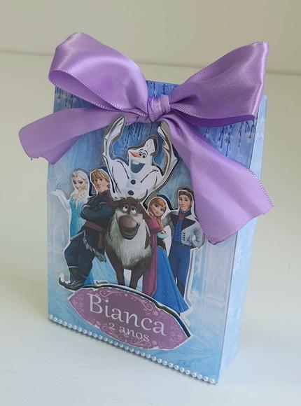 Caixa sacolinha Frozen