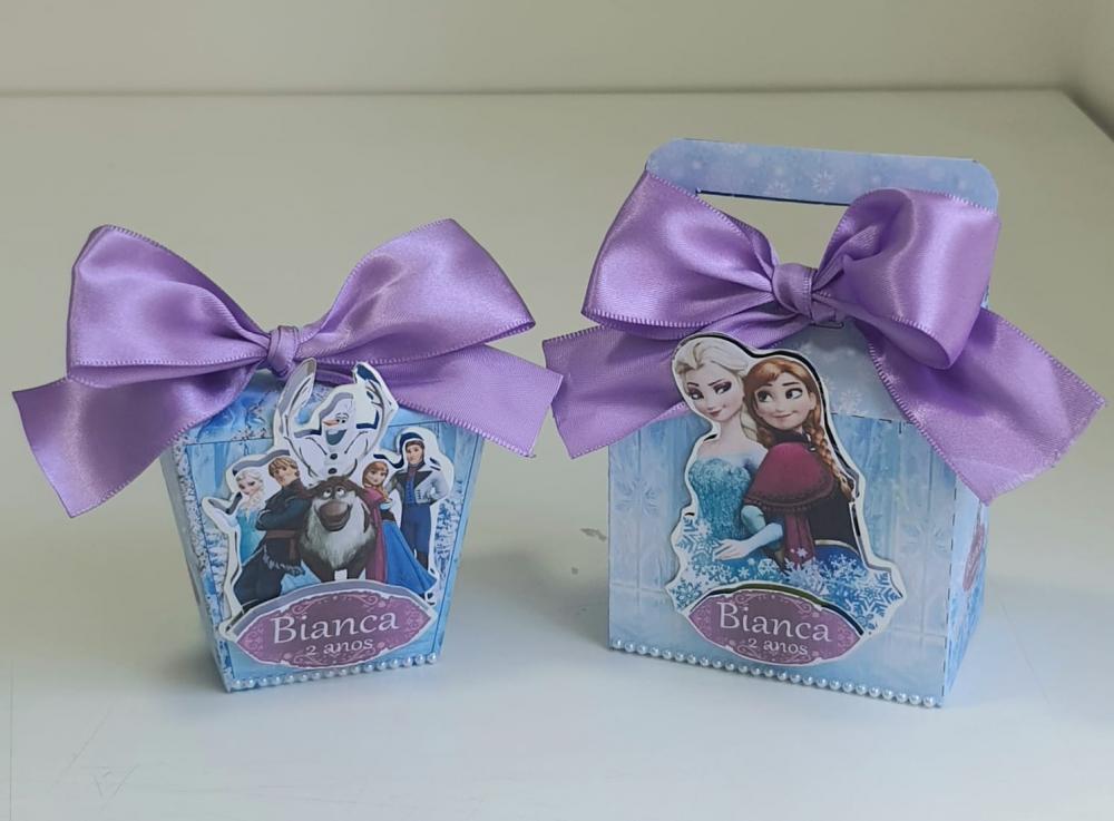 Kit 50 lembrancinhas personalizadas de festa Frozen