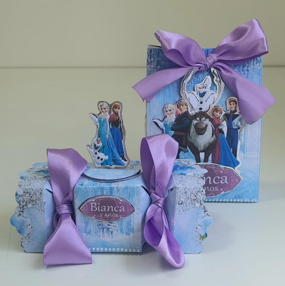 Kit 50 lembrancinhas personalizadas de festa Frozen