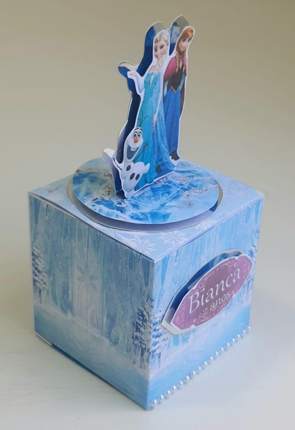 Caixa cubo Frozen
