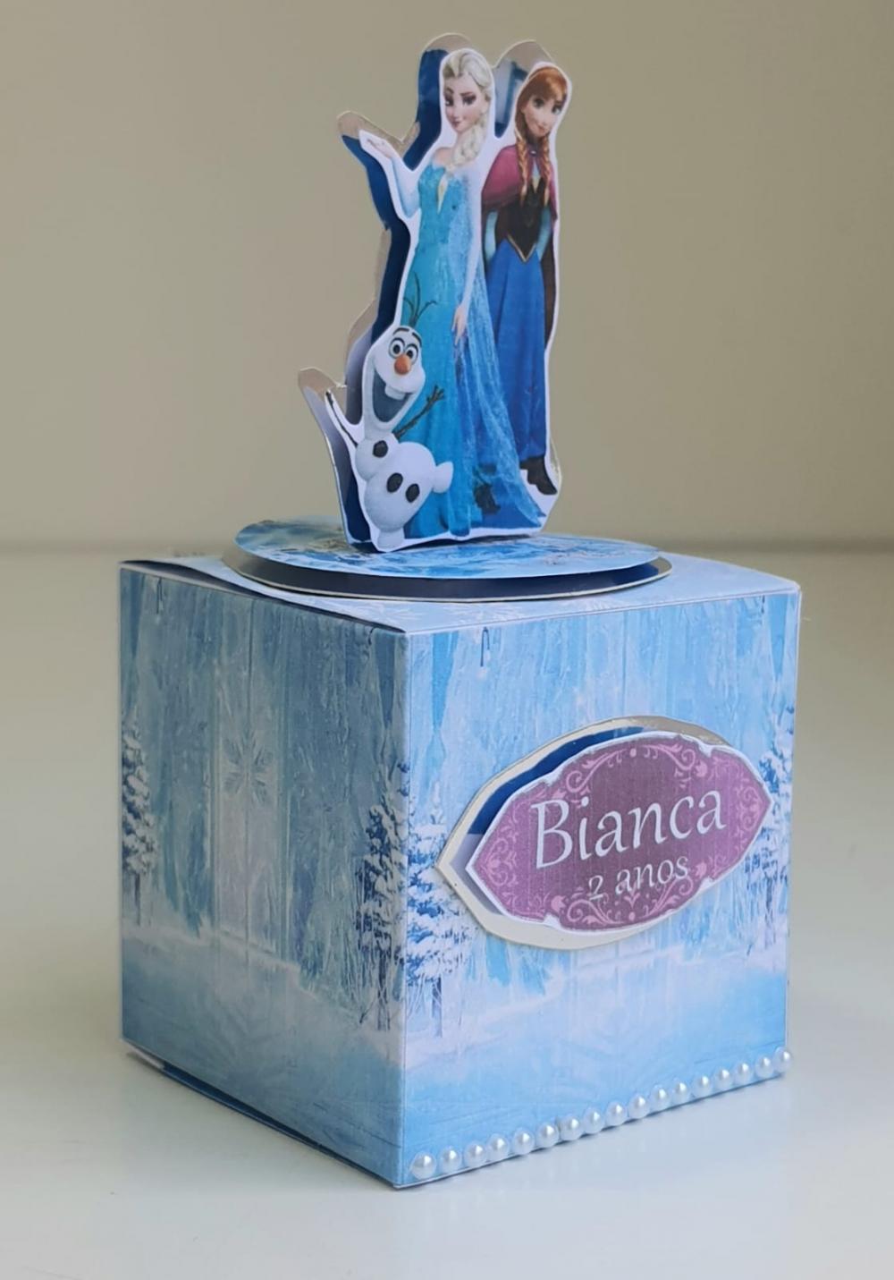 Caixa cubo Frozen