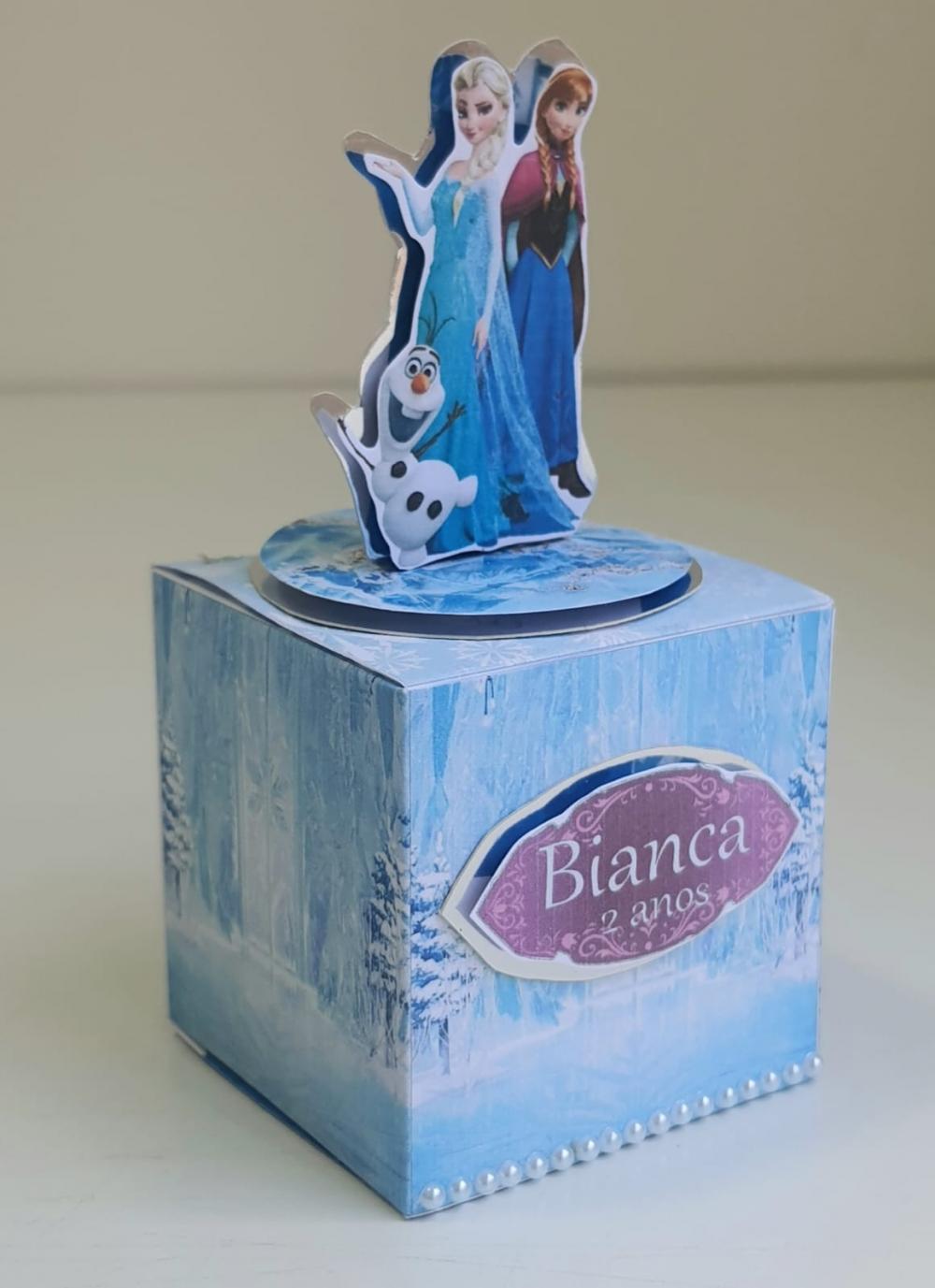 Caixa cubo Frozen