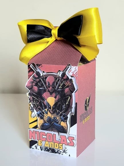 Caixa Milk Deadpool e Wolverine