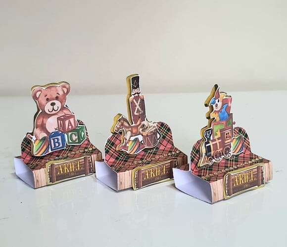 Porta-bis Duplo Fábrica de Brinquedos Natalinos